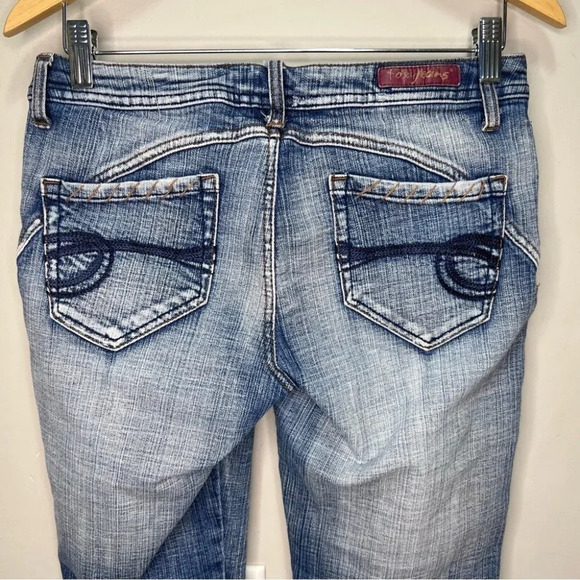 Y2K Foxy Jeans Cropped Straight Leg Jeans Size 29 - Picture 5 of 11